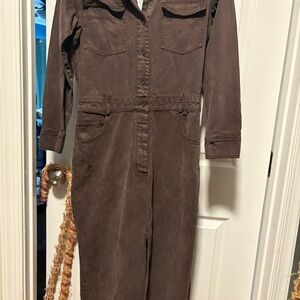 Young Fabulous & Broke Chocolate Jumpsuit